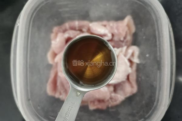西蓝花炒肉片的做法图解3