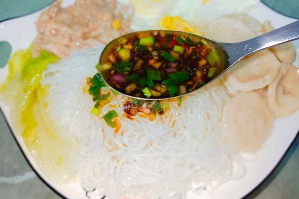 肉末鸡蛋蒸米粉的做法图解7