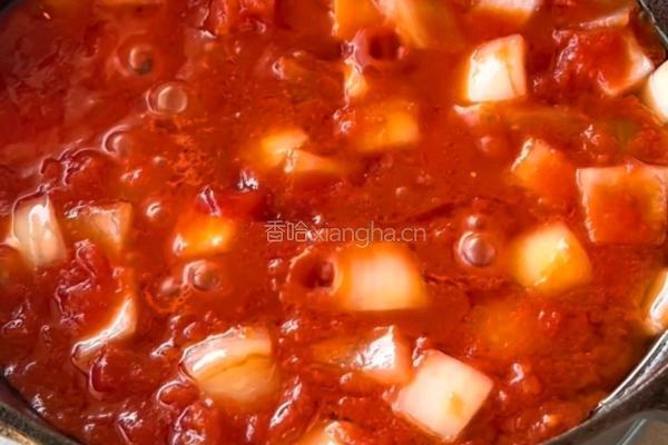 芝士鸡肉丸意面的做法图解5