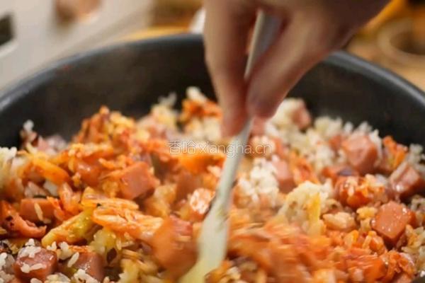 黑松露泡菜炒饭的做法图解5