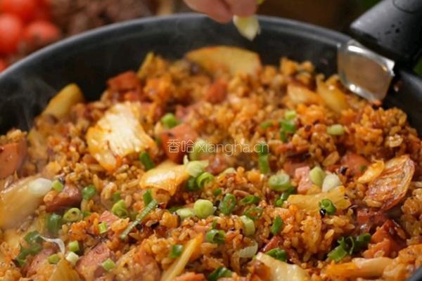 黑松露泡菜炒饭的做法图解7