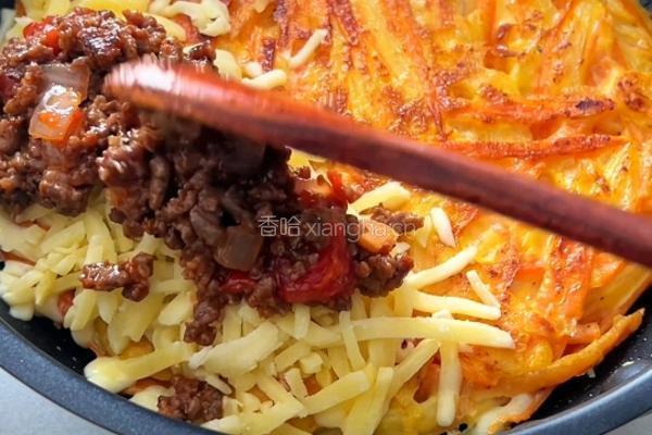 芝士牛肉土豆饼的做法图解6