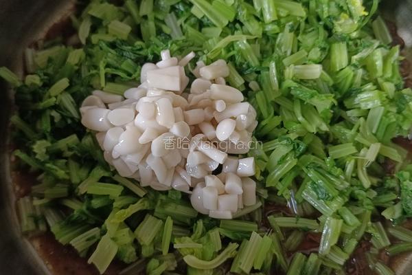 翡翠香芹拌海鲜菇的做法图解9