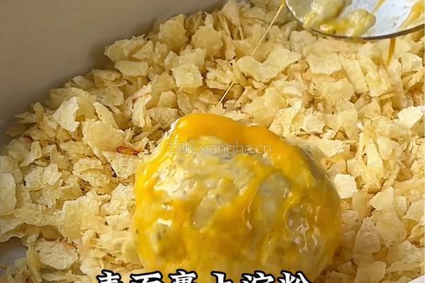 黑松露酱芝士虾球的做法图解4