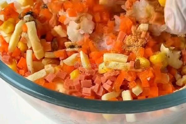 黑松露芝士饭团的做法图解3