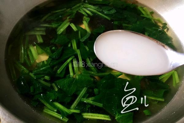 菠菜豆腐汤的做法图解13