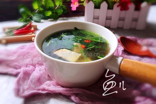 菠菜豆腐汤的做法图解16