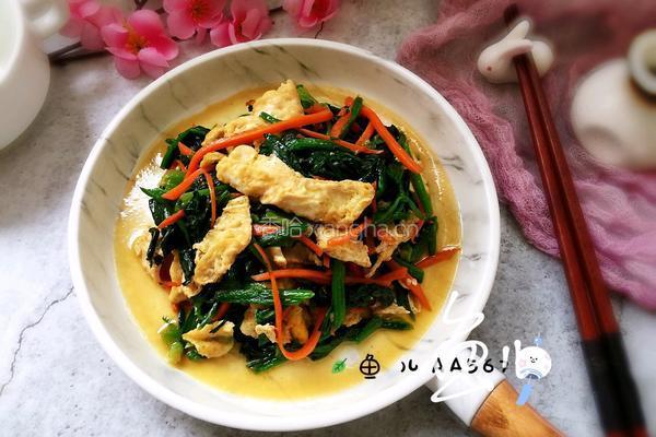 鸡蛋炒菠菜的做法图解16