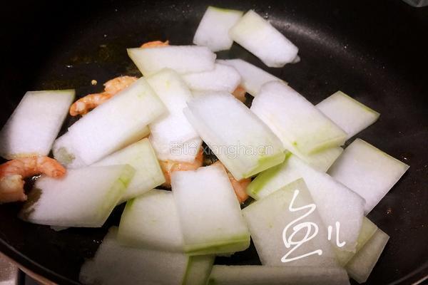冬瓜炒虾仁的做法图解9