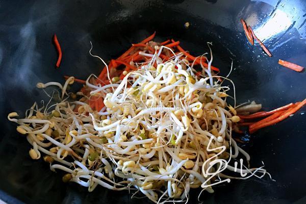 豆芽炒韭菜的做法图解11