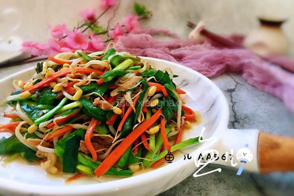 豆芽炒韭菜的做法图解15