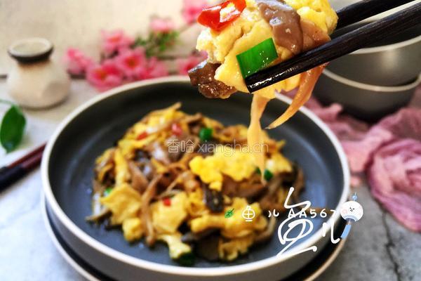 平菇炒鸡蛋的做法图解16