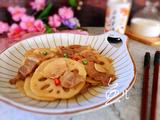 莲藕炒肉片的做法[图]
