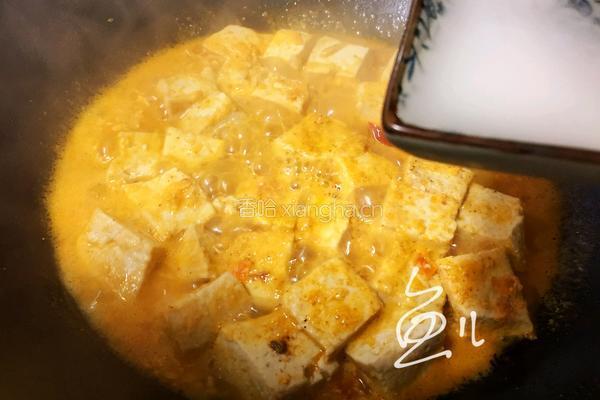 咸蛋黄豆腐的做法图解16