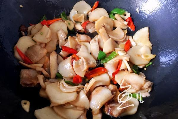 杏鲍菇炒肉片的做法图解14