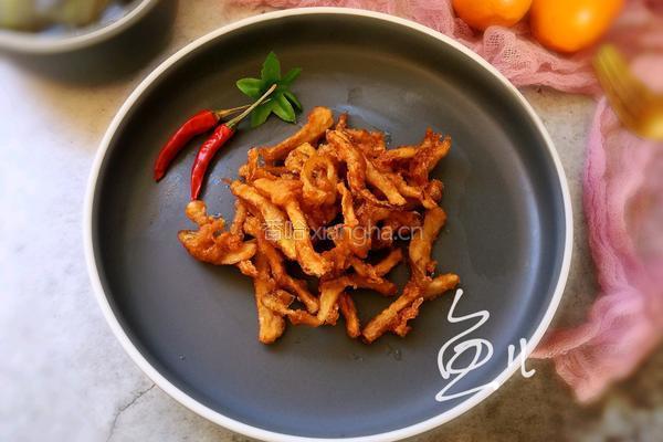 油炸杏鲍菇