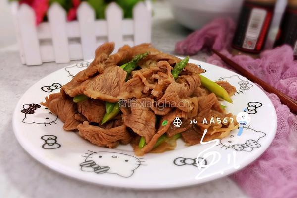 芦笋炒牛肉的做法图解14