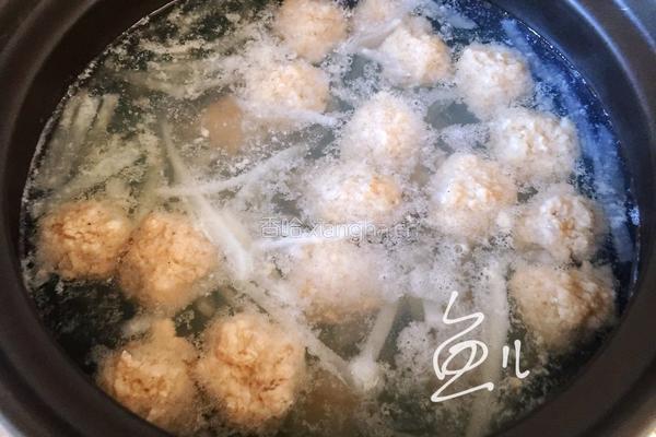 萝卜丸子汤的做法图解15