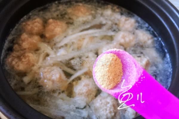 萝卜丸子汤的做法图解17