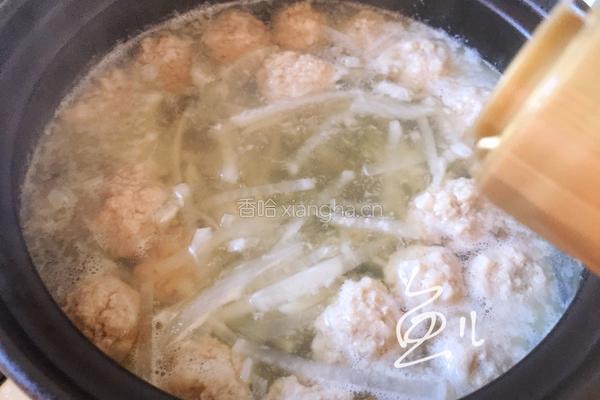 萝卜丸子汤的做法图解19
