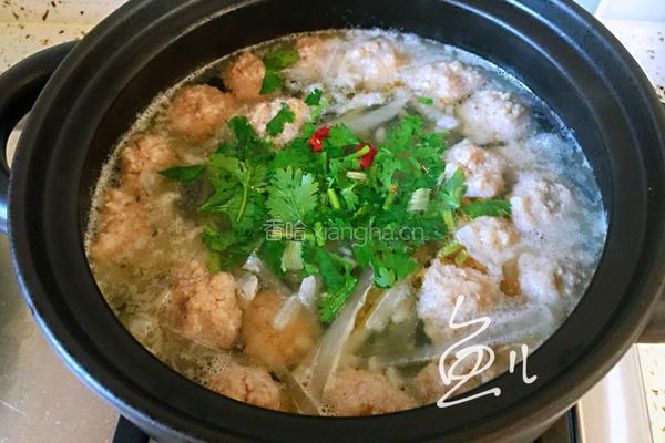 萝卜丸子汤的做法图解20