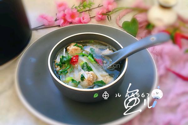 萝卜丸子汤的做法图解21