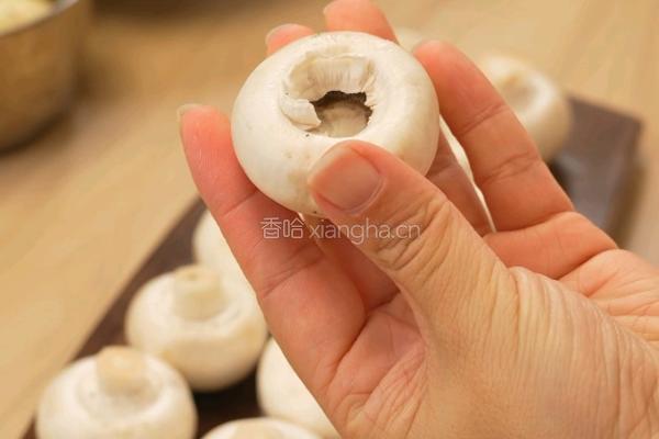 黑松露口蘑虾的做法图解1