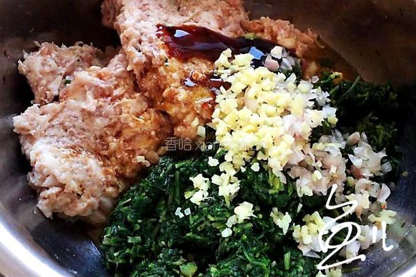 猪肉荠菜水饺的做法图解13