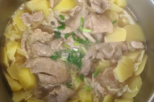 减脂餐土豆炖肉荞麦面 的做法图解8