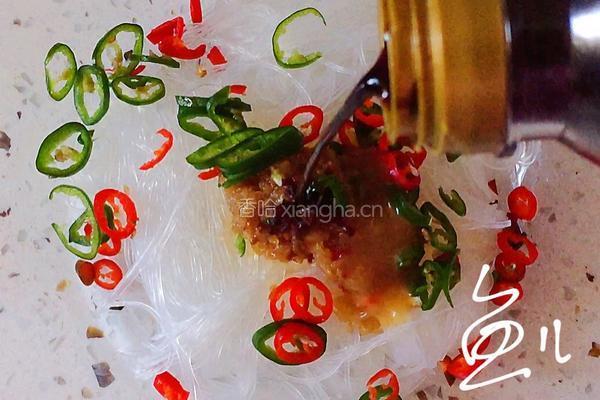 蒜蓉粉丝蒸金针菇的做法图解8