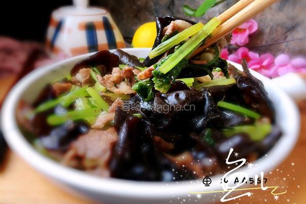 芹菜炒木耳的做法图解15