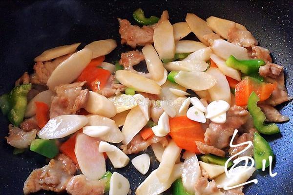 山药炒肉片的做法图解14