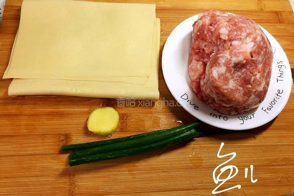 千张包肉的做法图解1