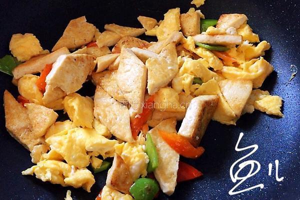 鸡蛋炒豆腐的做法图解15