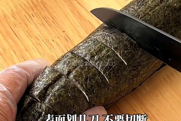 海苔肉松芝士卷的做法图解6
