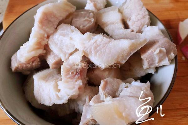 白萝卜炖猪肉的做法图解4