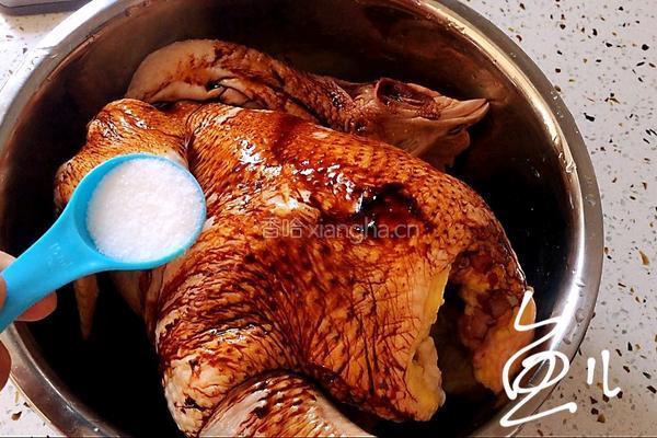 电饭煲焖鸡的做法图解3
