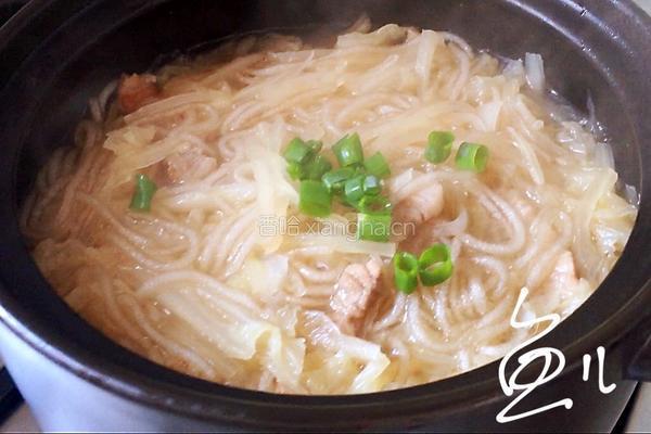 大白菜炖粉条的做法图解14