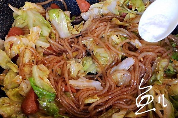 卷心菜炒粉条的做法图解14