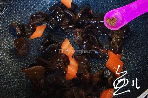 黄瓜鸡蛋炒木耳的做法图解11