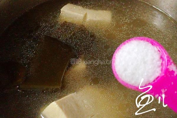 海带豆腐汤的做法图解14