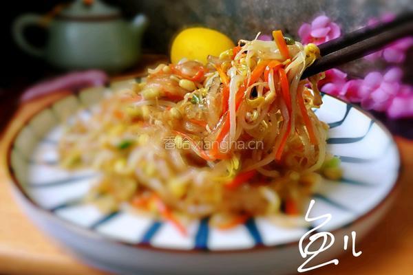豆芽炒粉条的做法图解15