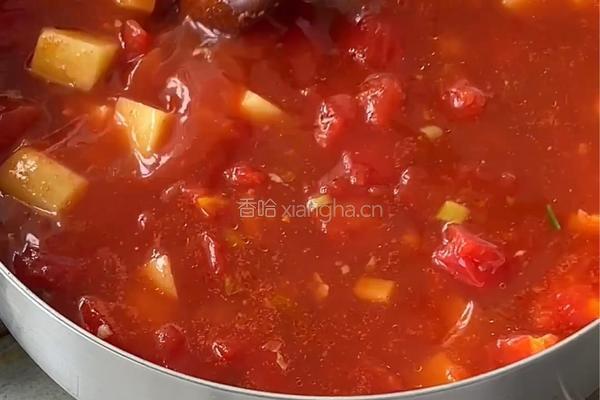 番茄牛豆肥牛煲的做法图解6