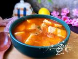 辣白菜豆腐汤的做法[图]