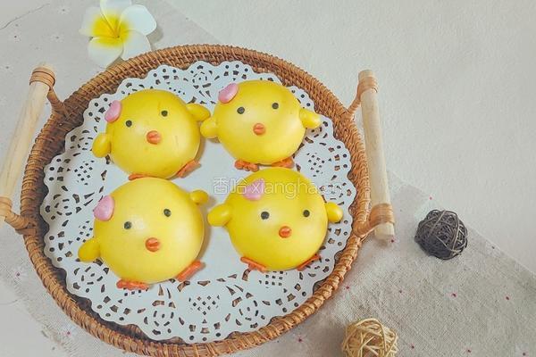 小鸡奶黄包的做法图解8