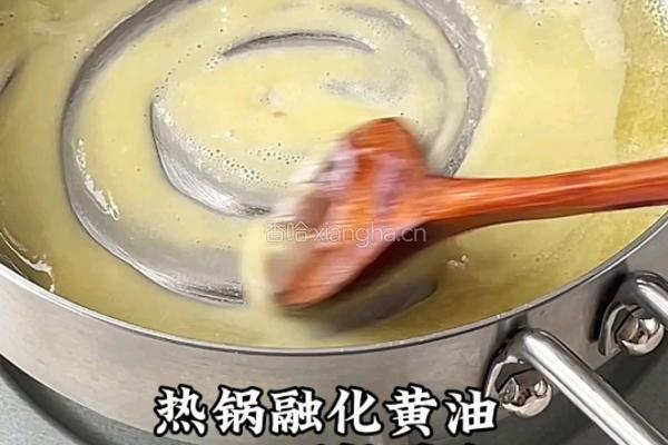 奶油口蘑培根虾滑意面的做法图解4