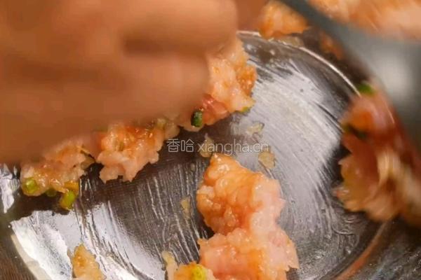 香菇鸡肉丸的做法图解2