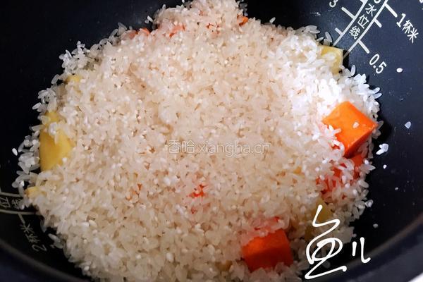 五花肉焖饭的做法图解12