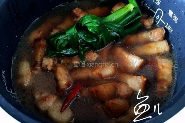 五花肉焖饭的做法图解13