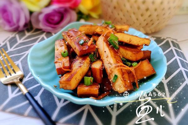 孜然煎豆干